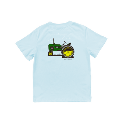 Green Tractor Pocket Tee
