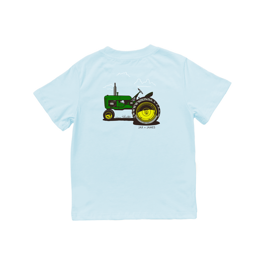 Green Tractor Pocket Tee