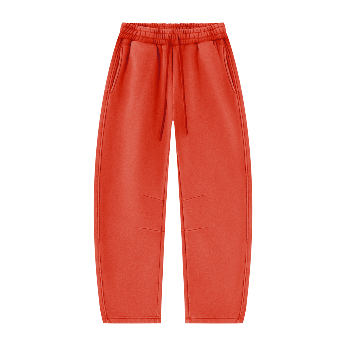 Vintage Wash Barrel-Leg Sweatpants