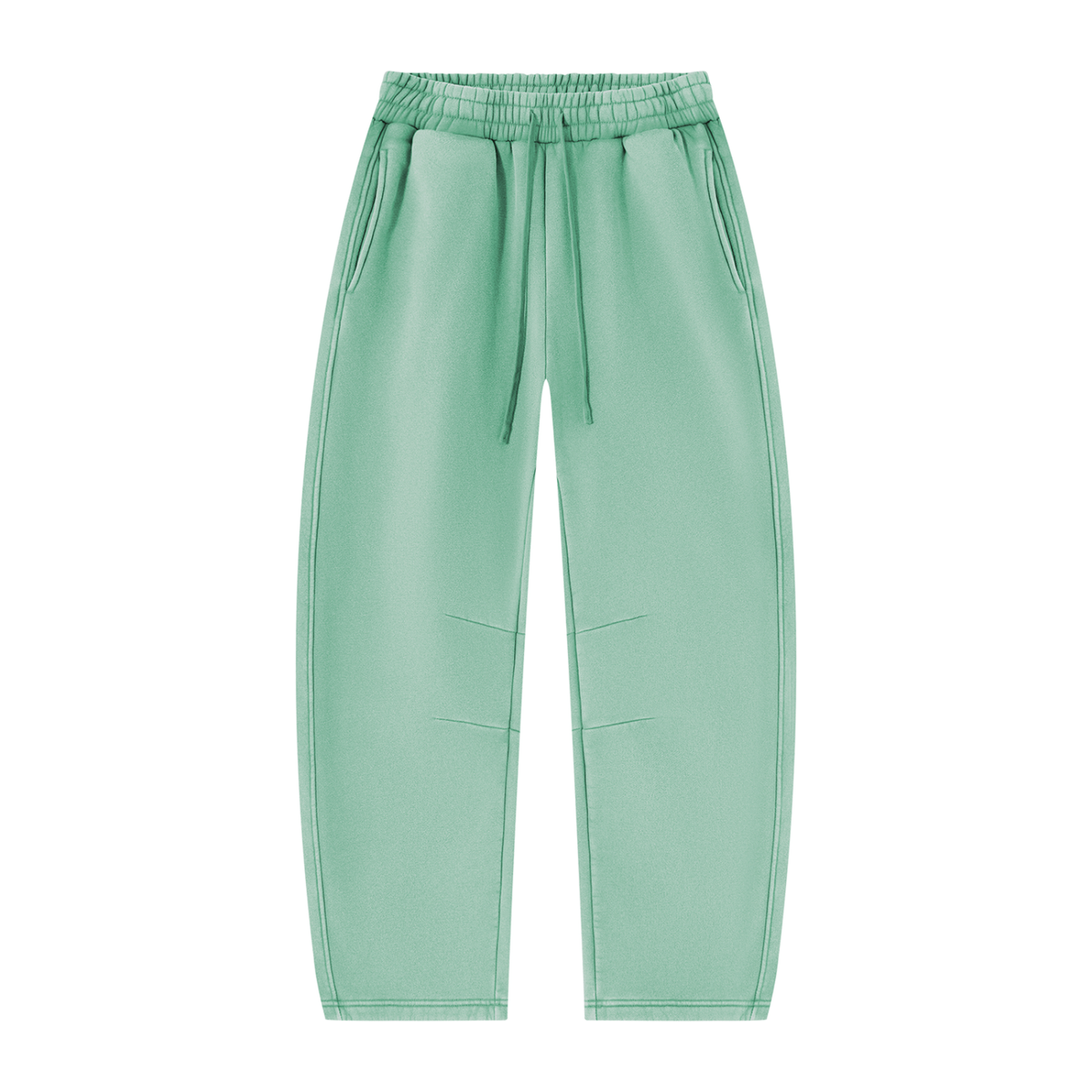 Vintage Wash Barrel-Leg Sweatpants