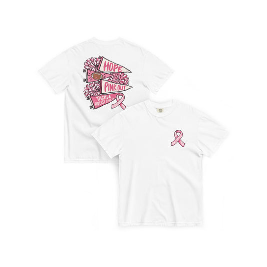 Pink Out Game Day Pennant Tee