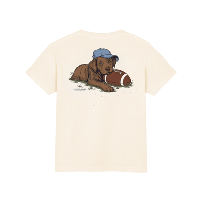 Football Dog Pocket Tee