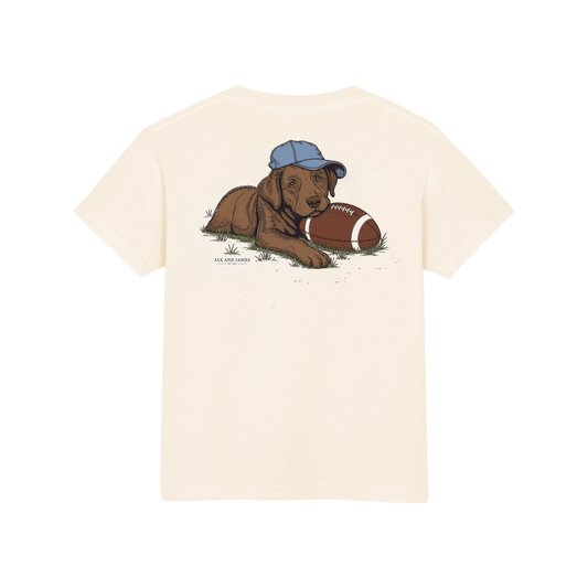 Football Dog Pocket Tee