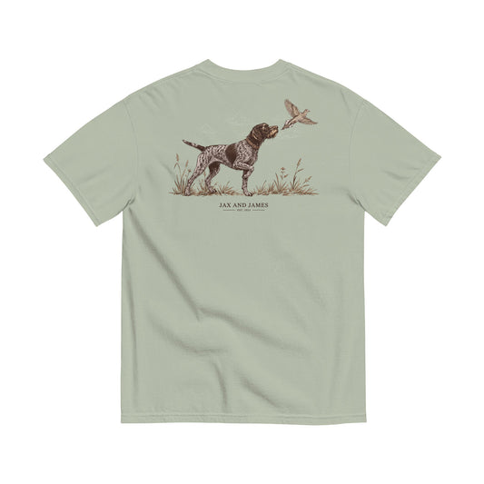 German Wirehaired Pointer Bird Hunting Tee