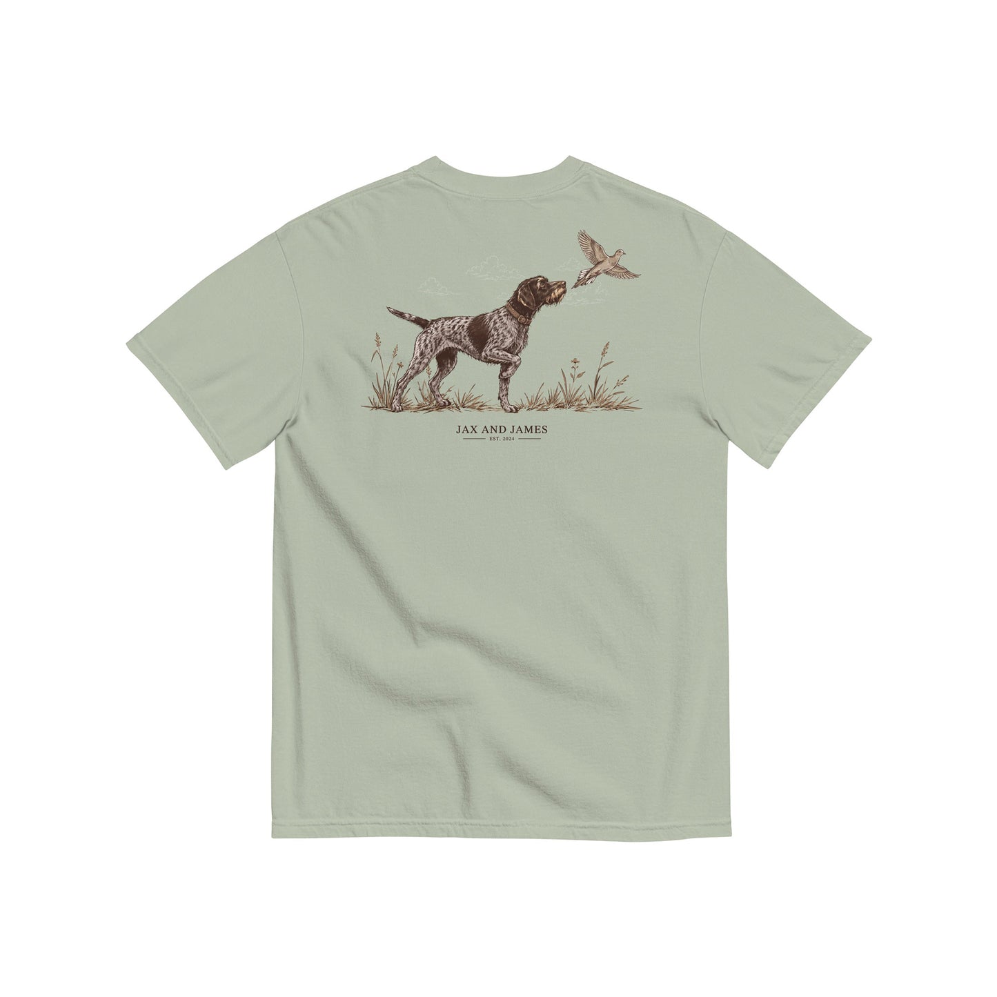 German Wirehaired Pointer Bird Hunting Tee