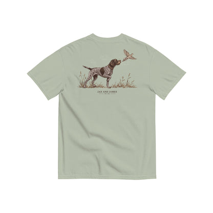 German Wirehaired Pointer Bird Hunting Tee