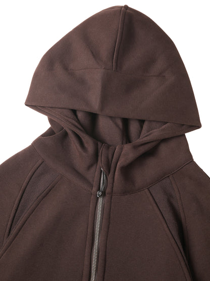 Studio Cropped Half-Zip Hoodie