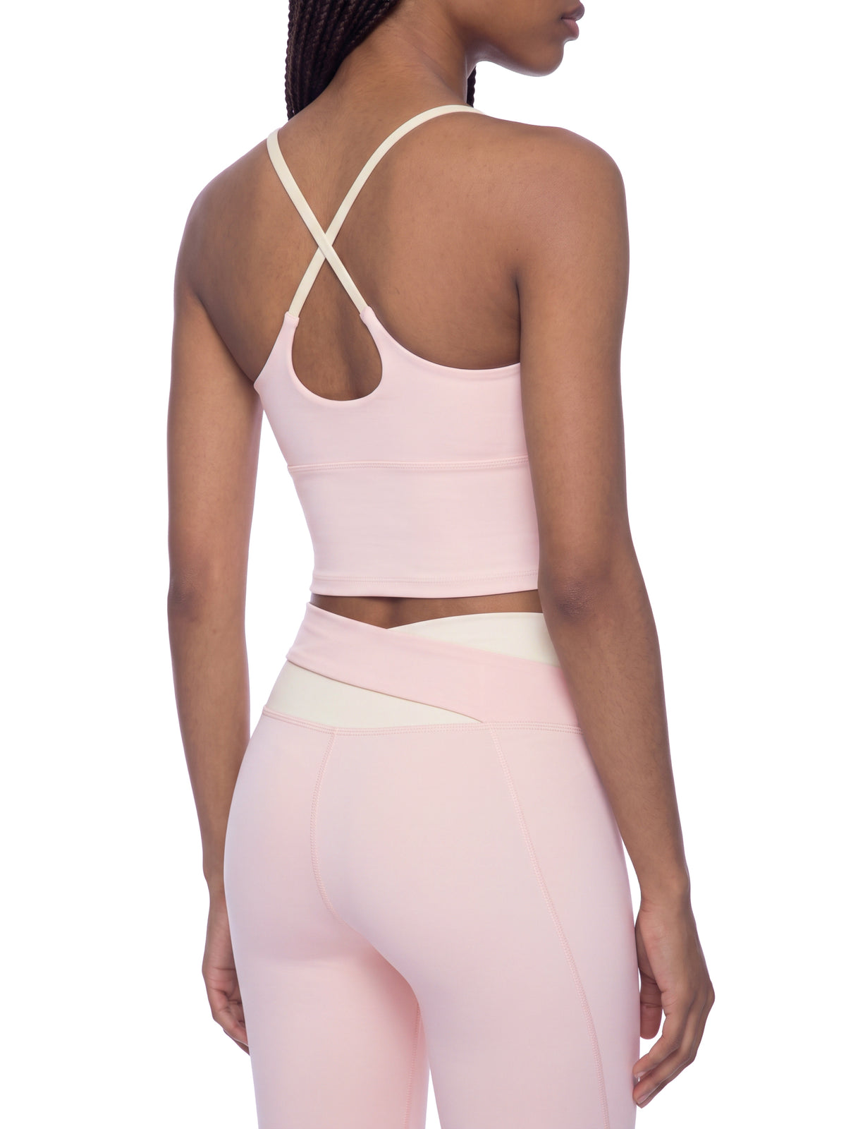 Jax and James Studio Ribbed Tank — a fitted ribbed-knit tank top with a built-in cup lining
