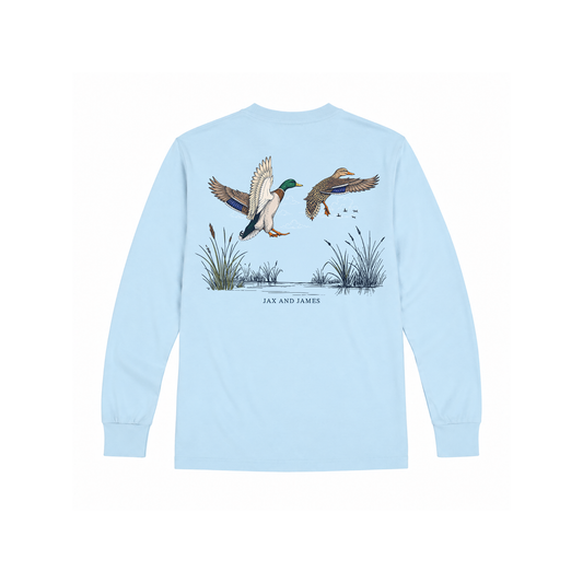 Mallard Duck Marsh Long Sleeve Tee