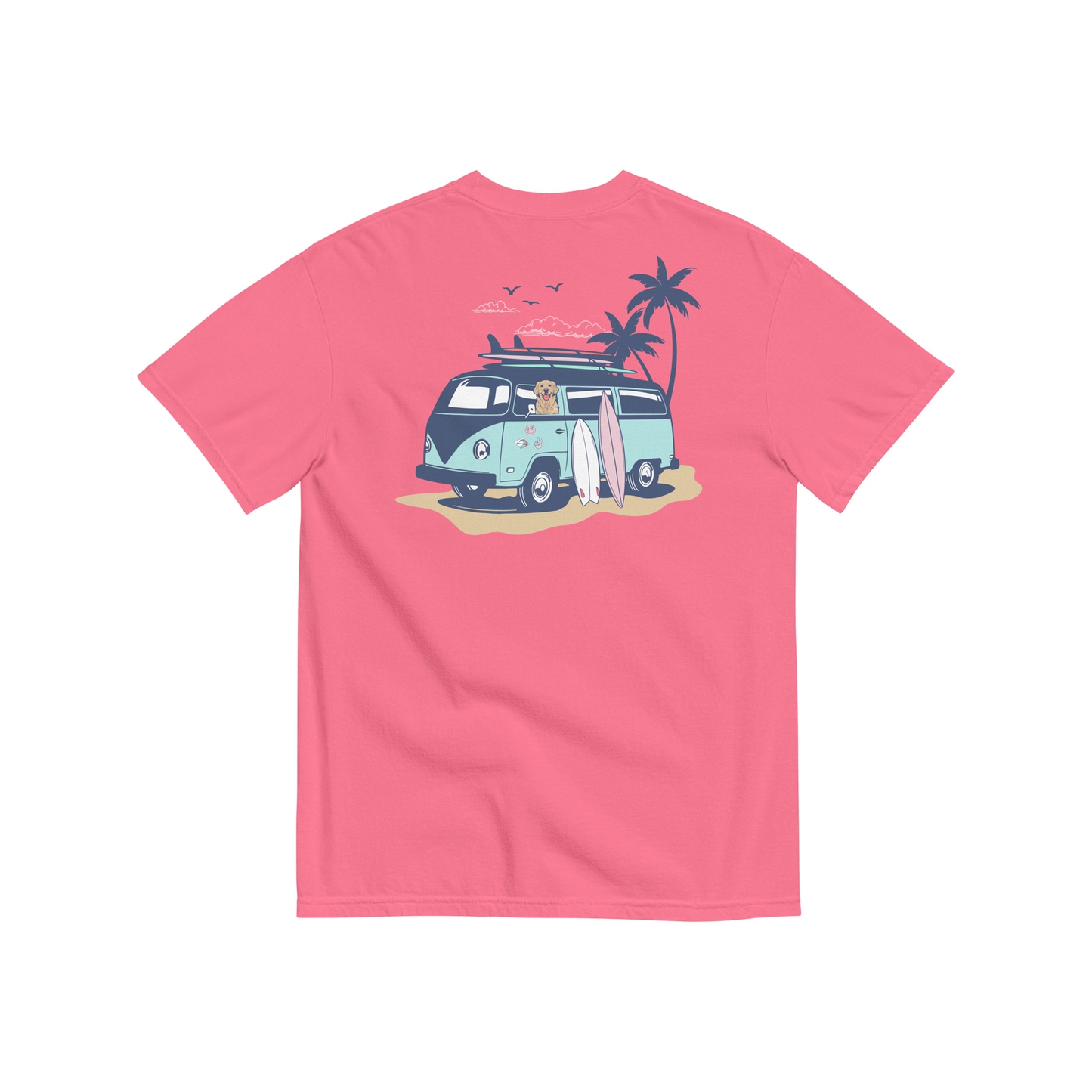 Jax and James Retro Surf Bus Tee Southern Lifestyle Apparel