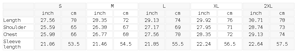 StandardCo Oversize Fleece Hoodie size guide — Adult S through Adult 2XL measurements