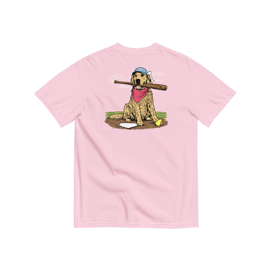 Softball Pup Pocket Tee