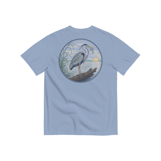 Coastal Heron Graphic Tee