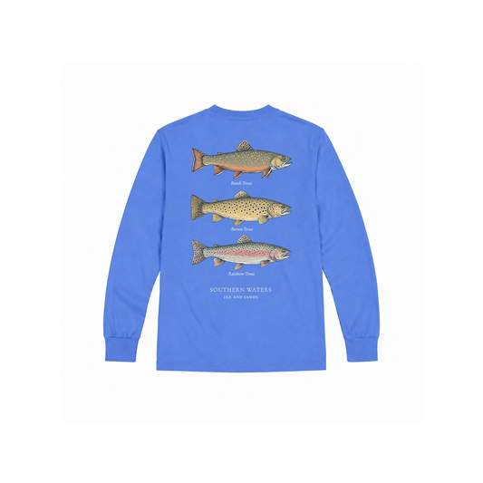 Southern Waters Trout Long Sleeve Tee