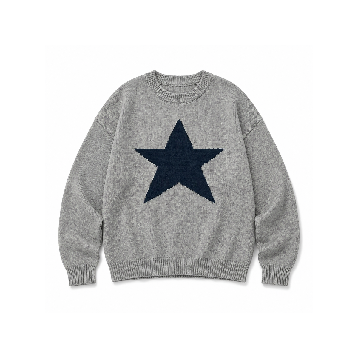 Star Dropped Shoulder Sweater