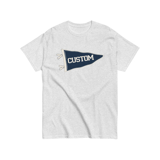 Custom Pennant Tee | Personalized School, Game Day & Team Shirt