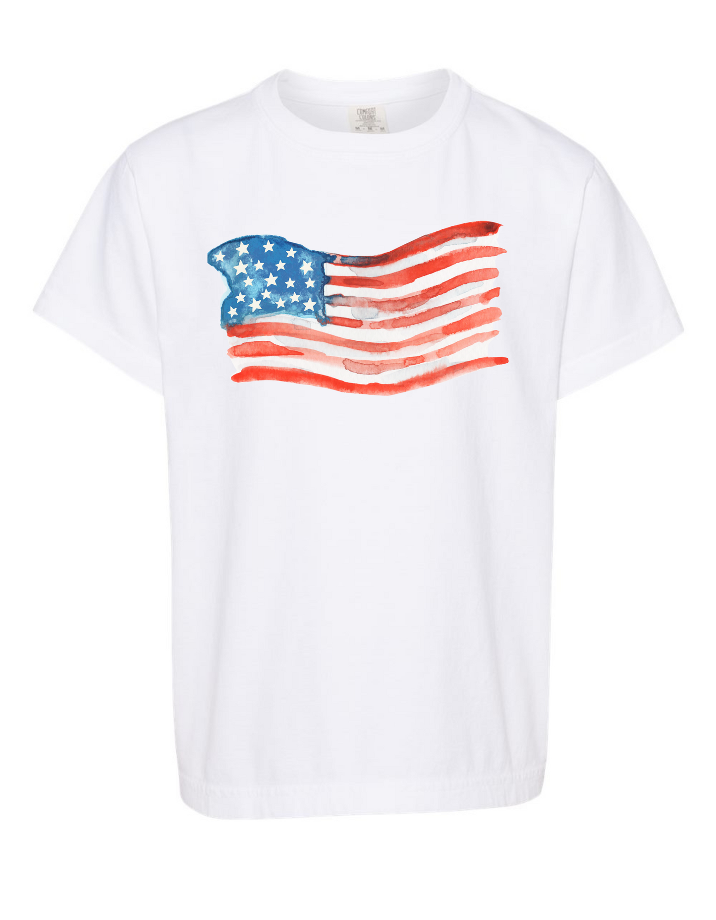 Watercolor Flag Comfort Color Tee