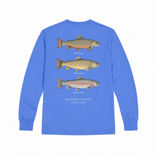 Southern Waters Trout Long Sleeve Tee