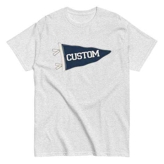Custom Pennant Tee | Personalized School, Game Day & Team Shirt