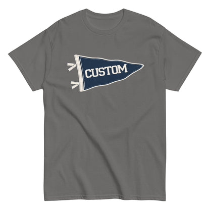Custom Pennant Tee | Personalized School, Game Day & Team Shirt