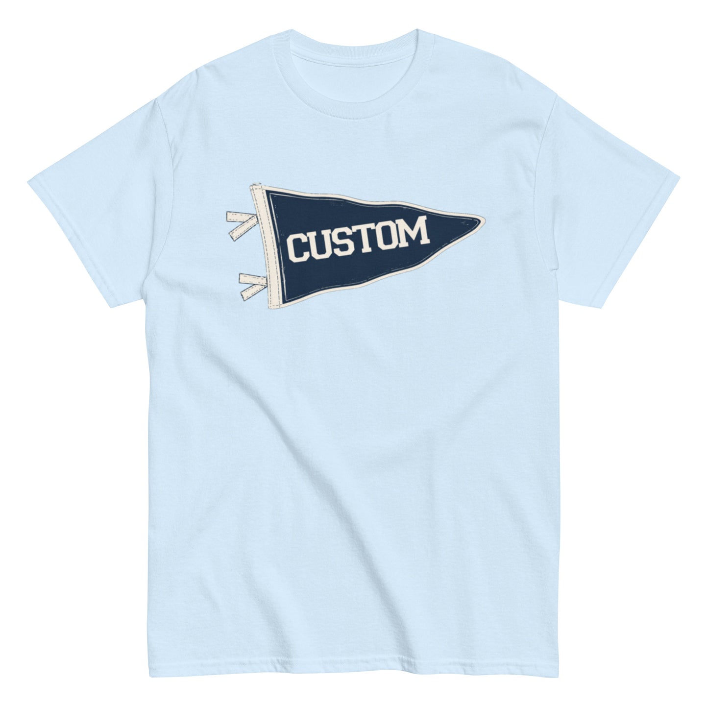Custom Pennant Tee | Personalized School, Game Day & Team Shirt