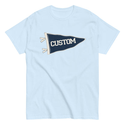 Custom Pennant Tee | Personalized School, Game Day & Team Shirt