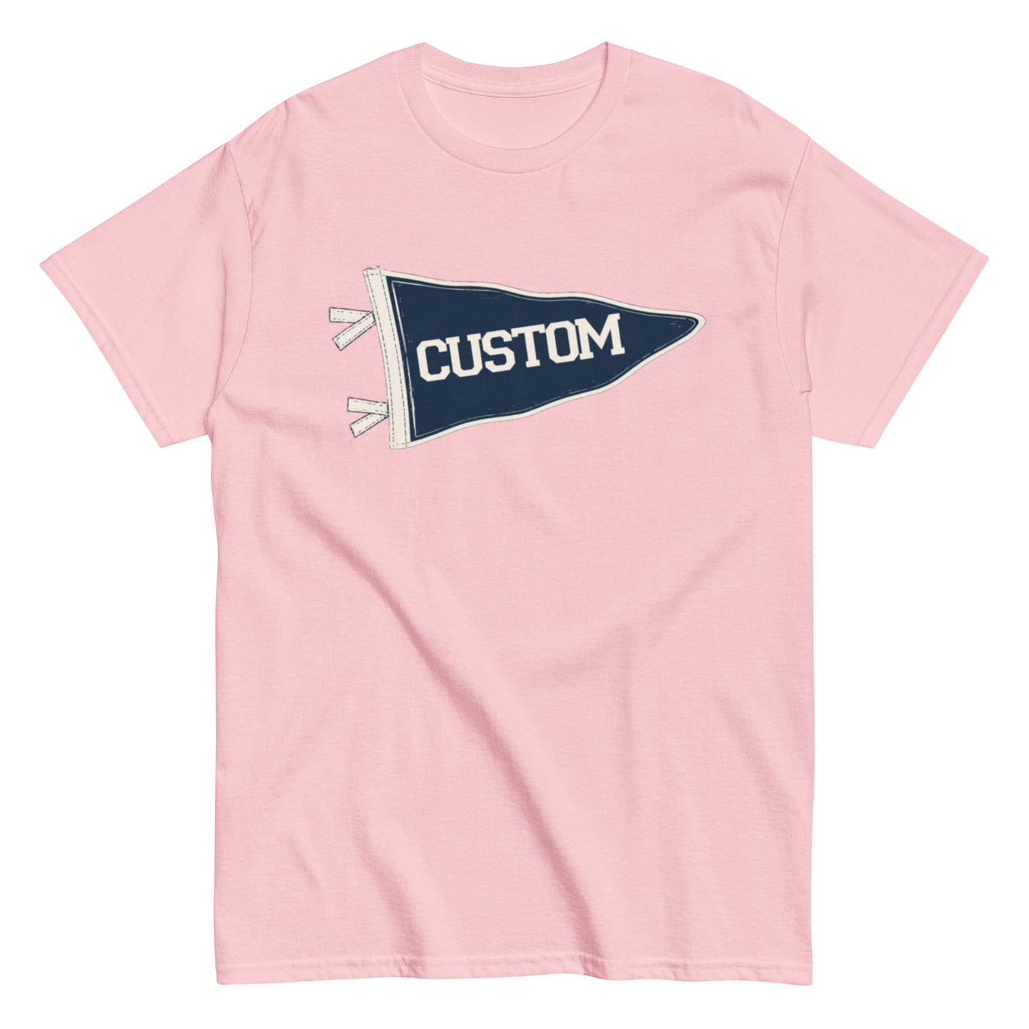 Custom Pennant Tee | Personalized School, Game Day & Team Shirt