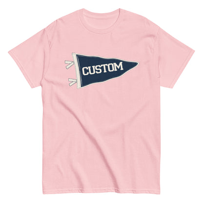 Custom Pennant Tee | Personalized School, Game Day & Team Shirt