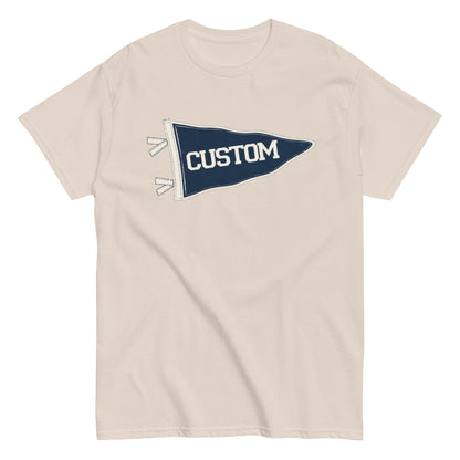 Custom Pennant Tee | Personalized School, Game Day & Team Shirt