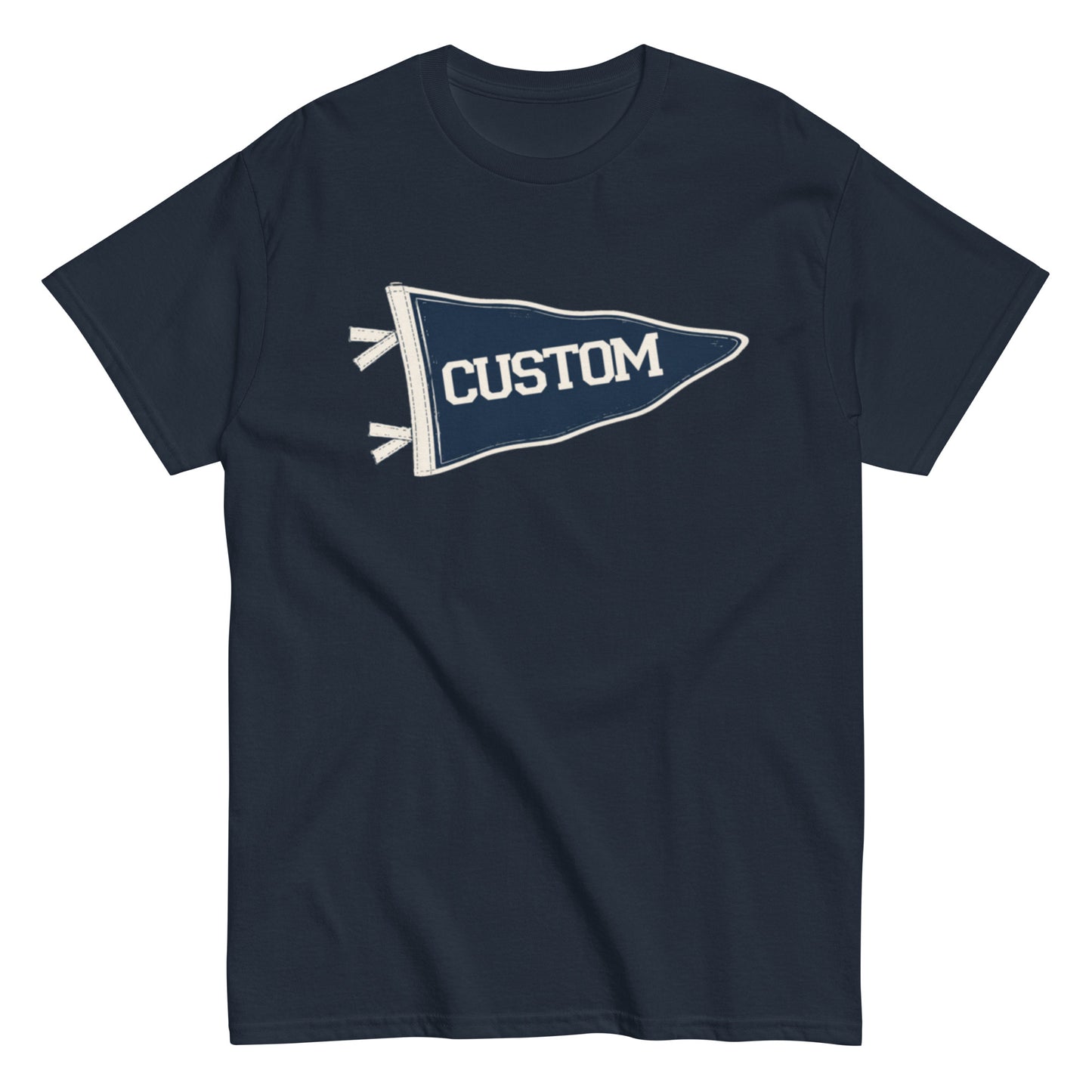 Custom Pennant Tee | Personalized School, Game Day & Team Shirt