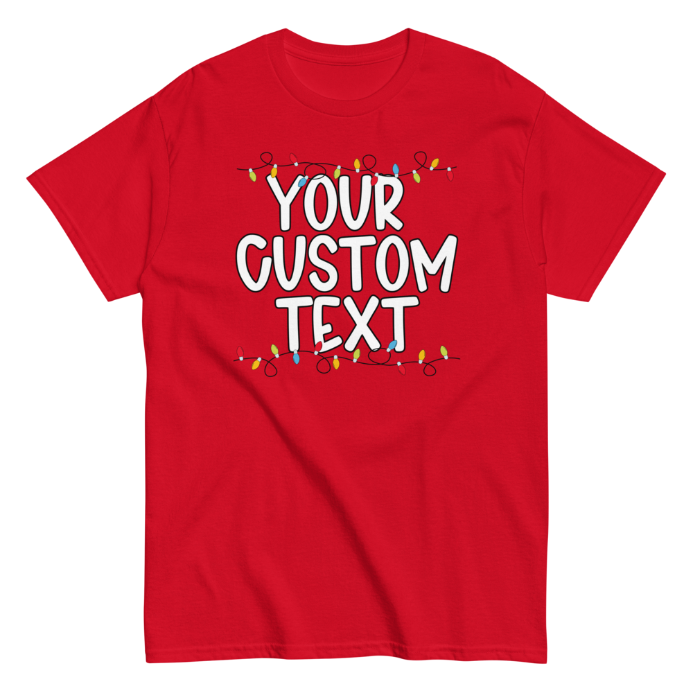 Custom Holiday Graphic Tee