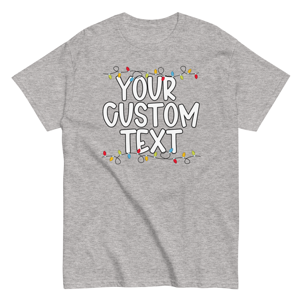 Custom Holiday Graphic Tee