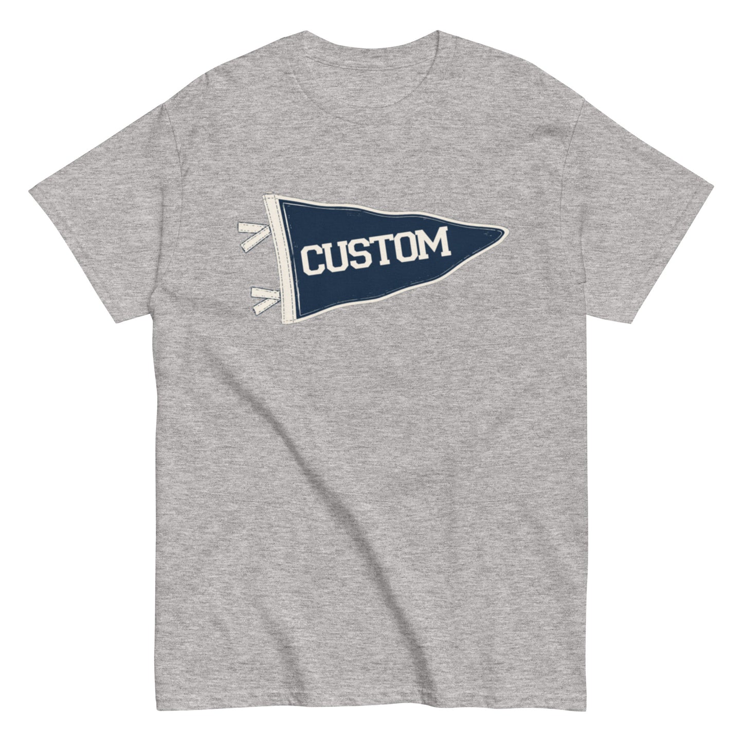 Custom Pennant Tee | Personalized School, Game Day & Team Shirt