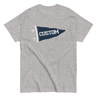 Custom Pennant Tee | Personalized School, Game Day & Team Shirt