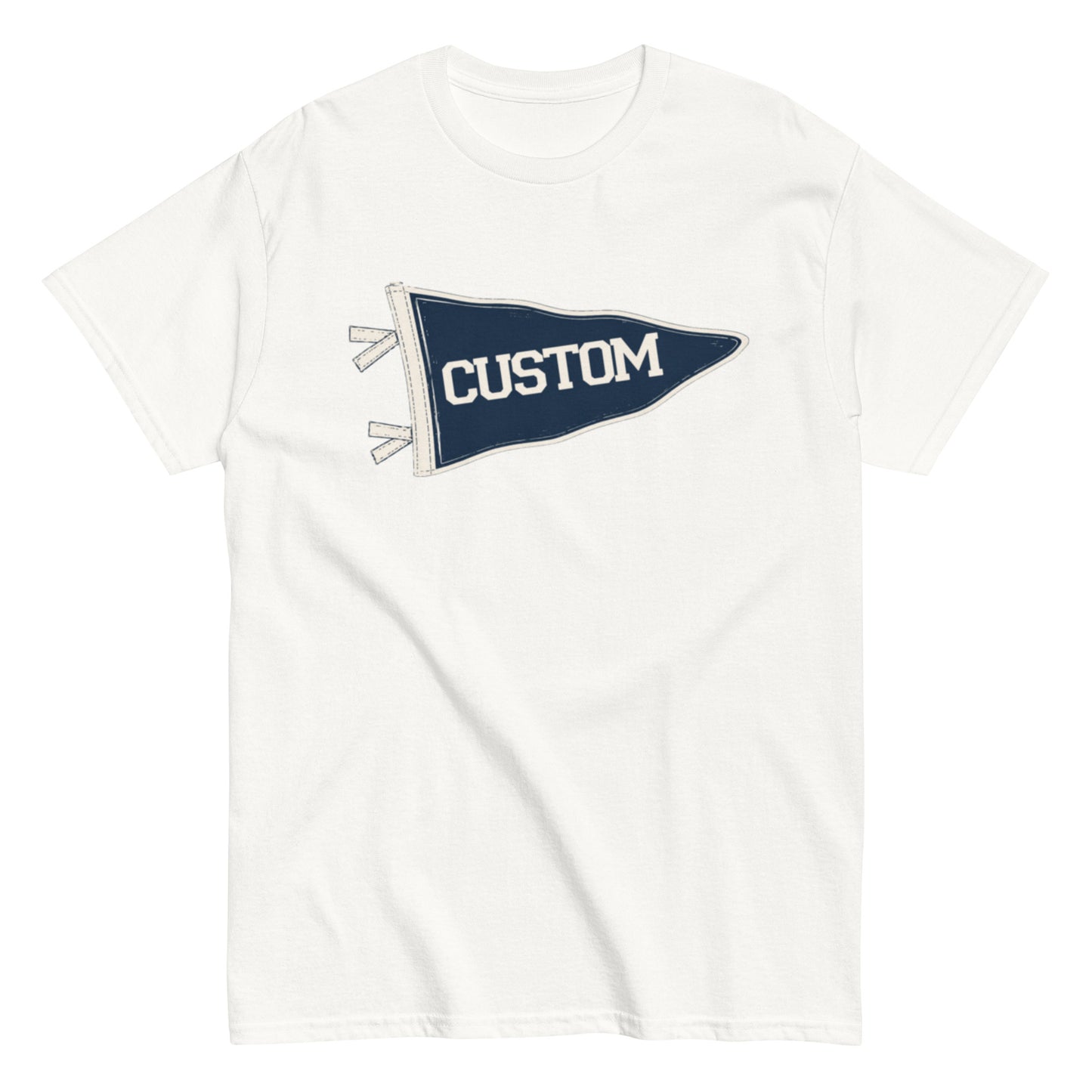 Custom Pennant Tee | Personalized School, Game Day & Team Shirt