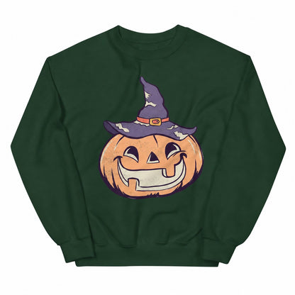 Vintage Witch Pumpkin Crewneck product photo