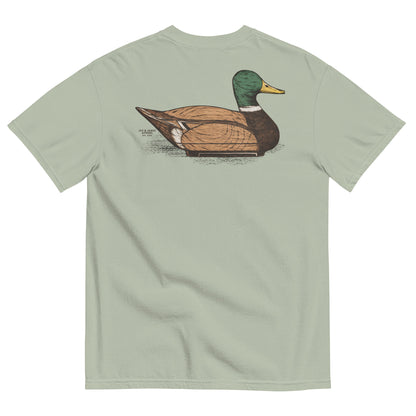 Jax and James Duck Decoy Pocket Tee Sage Pocket Southern Lifestyle Apparel