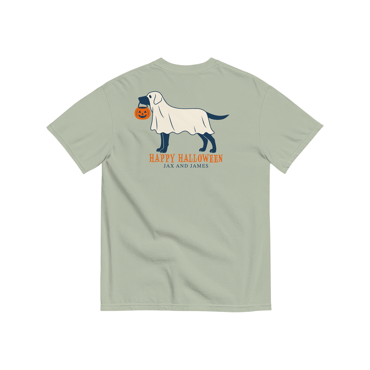 Trick-or-Treat Ghost Sadie Pocket Tee