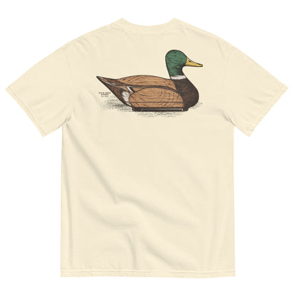 Jax and James Duck Decoy Pocket Tee Ivory Pocket Southern Lifestyle Apparel