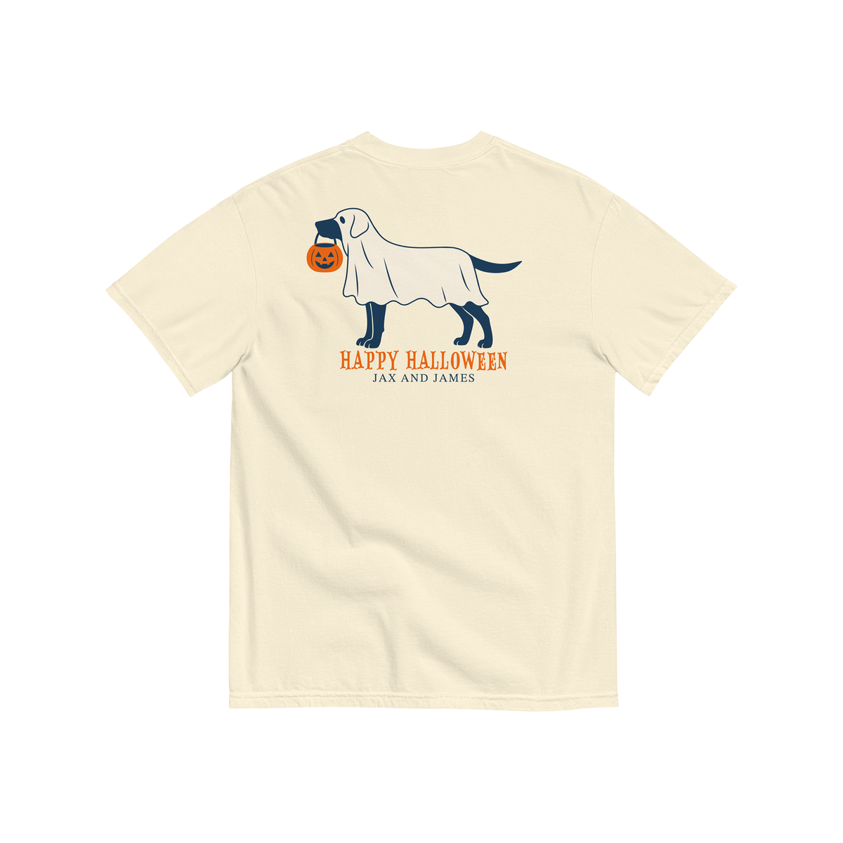 Trick-or-Treat Ghost Sadie Pocket Tee