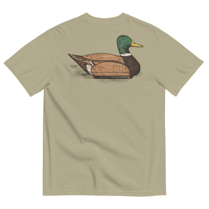Jax and James Duck Decoy Pocket Tee Khaki Pocket Southern Lifestyle Apparel
