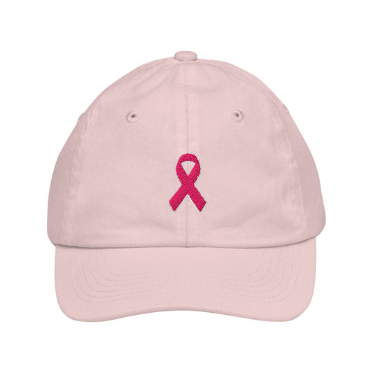 Pink Ribbon Kids Baseball Hat
