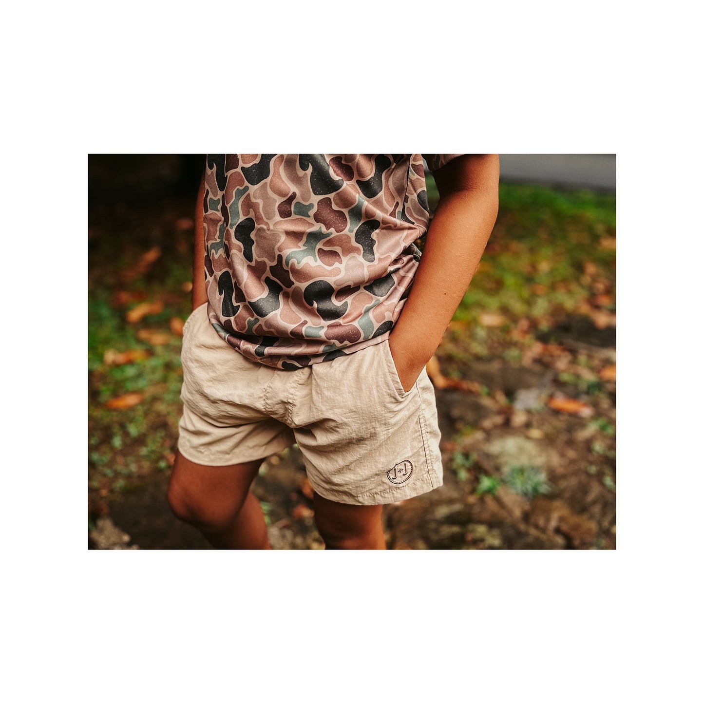 Youth Khaki Performance Shorts